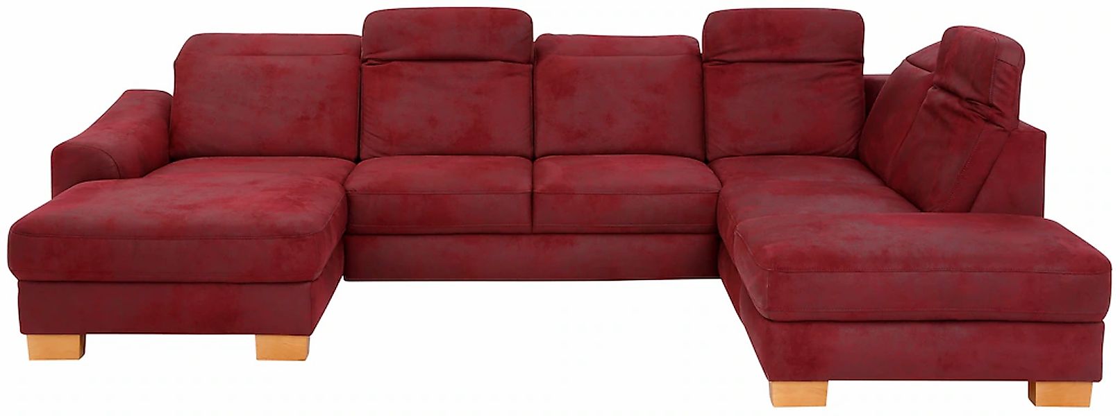 Home affaire Wohnlandschaft "Dundee U-Form" wahlweise mit Kopfteilverstellu günstig online kaufen