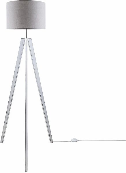Paco Home Stehlampe »Canvas uni Color«, 1 flammig, Leuchtmittel E27   ohne günstig online kaufen
