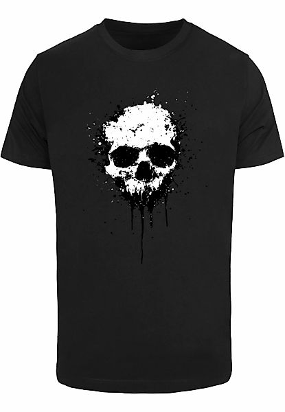 MisterTee T-Shirt "MisterTee Artsy Skull Paint Tee" 1 Stk. günstig online kaufen