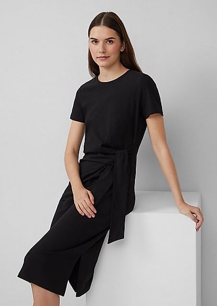 s.Oliver Maxikleid Jersey-Kleid mit Knotendetail Knoten günstig online kaufen