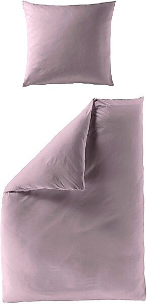 BIERBAUM Bettwäsche »Elegant uni«, Mako-Satin, 100 % Baumwolle, Uni, pflege günstig online kaufen