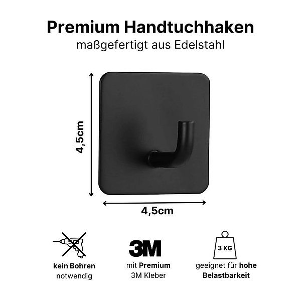 LIVINA HOME Handtuchhaken Haken selbstklebend Bad günstig online kaufen