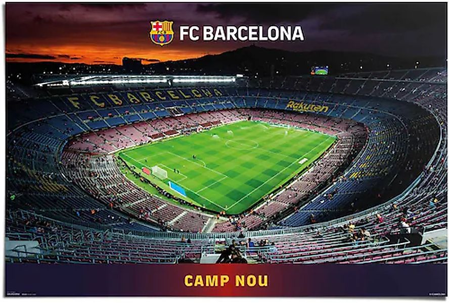 Reinders! Poster »Barcelona - Camp Nou Fußball - Stadion - Spanien«, (1 St. günstig online kaufen