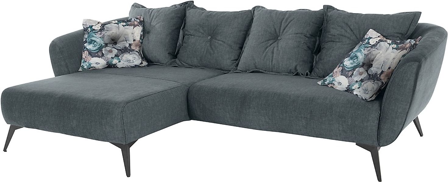 INOSIGN Ecksofa "Baggio romantische Polsterecke, bequem, Breite 277cm, L-Fo günstig online kaufen
