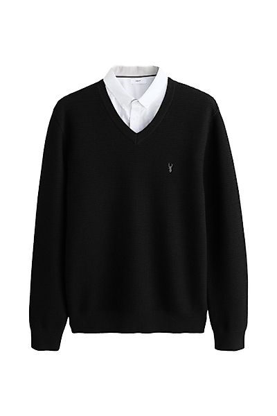 Next V-Ausschnitt-Pullover Regular Fit Pullover mit günstig online kaufen