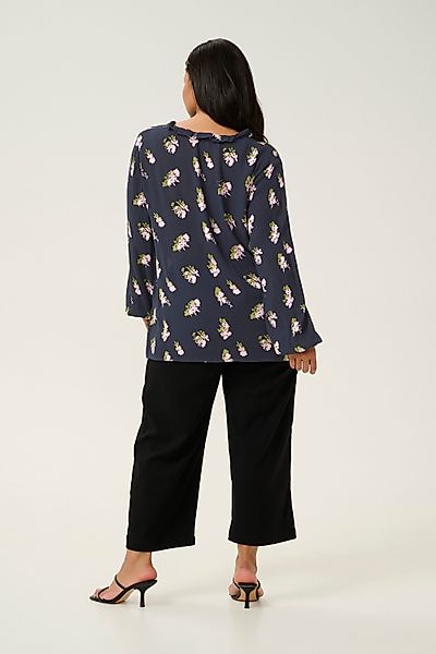 KAFFE Curve Langarmbluse Langarm-Bluse KCellena Große günstig online kaufen