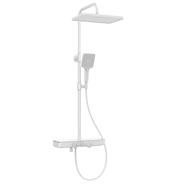EMKE Duschsystem 36x24cm eckig Regenduschset mit günstig online kaufen