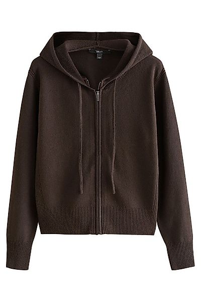 Next Kapuzenpullover Extraweiche Kapuzenjacke mit Reißverschluss (1-tlg) günstig online kaufen