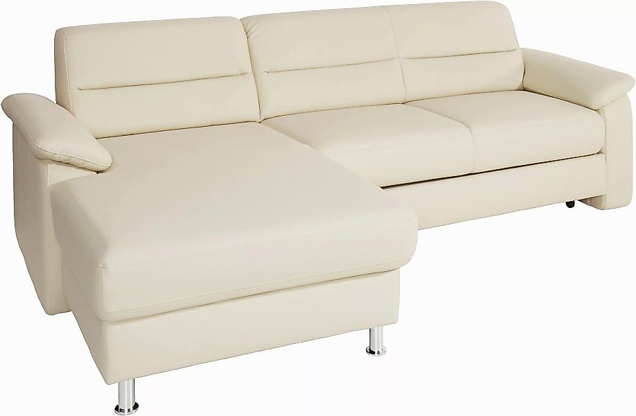 sit&more Ecksofa »Ascara L-Form«, inklusive Boxspring/Federkern-Polsterung, günstig online kaufen