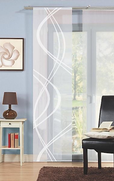 HOME WOHNIDEEN Schiebegardine TIBERIO (1 St), Paneelwagen, transparent, Sch günstig online kaufen