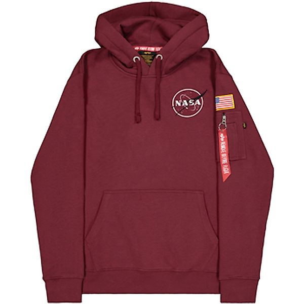 Alpha Industries  Sweatshirt Space Shuttle SMU Hoodie - burgundy günstig online kaufen