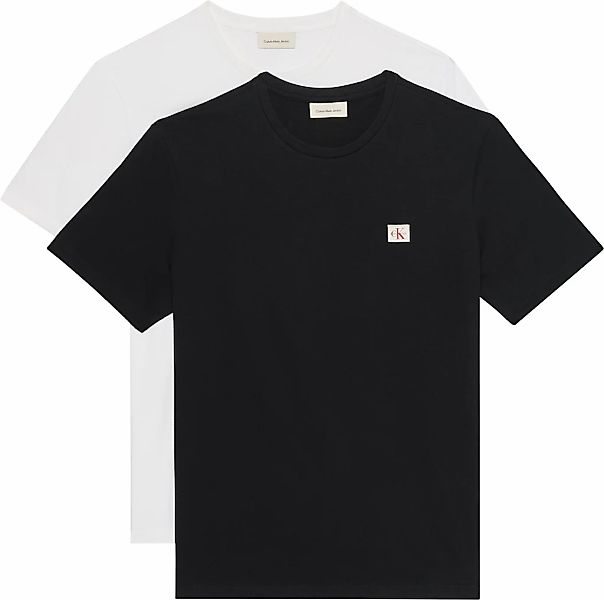 Calvin Klein Jeans T-Shirt "SS BADGE TEE 2 PACK" Packung, 2er-Pack, 2 Stk. günstig online kaufen