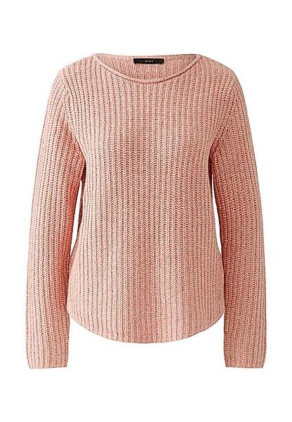 Oui Rundhalspullover NAOLIN Pullover Baumwollmischung günstig online kaufen