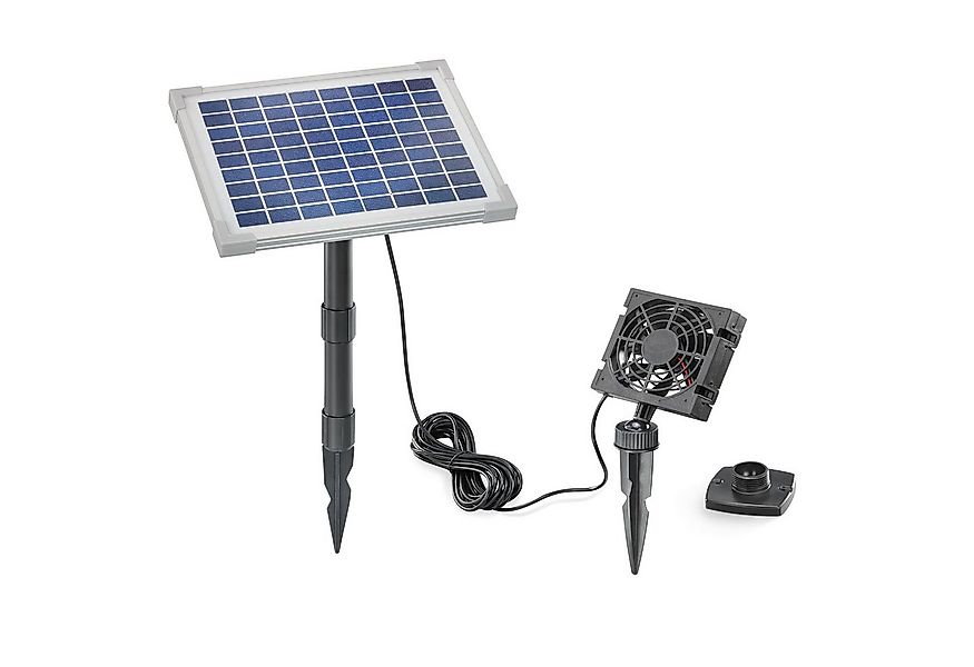 esotec Gewächshaus Solar Lüftersystem Fresh Air Solar-Ventilator 10x10x2,5c günstig online kaufen