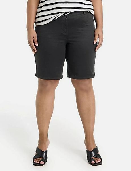 Samoon Stoffhose Shorts aus Baumwoll-Stretch günstig online kaufen