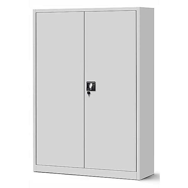 Jan Nowak Büro Aktenschrank Metallschrank JAN II 115 x 185 x 40 cm Grau günstig online kaufen