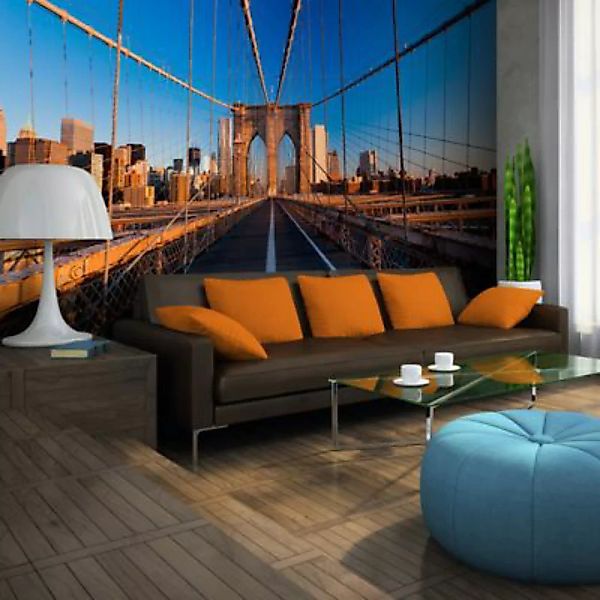 artgeist Fototapete Auf dem Weg nach Manhattan mehrfarbig Gr. 250 x 193 günstig online kaufen