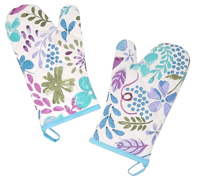 Lashuma Topfhandschuhe Aquarell, (Set, 2-tlg), Ofenhandschuhe günstig online kaufen