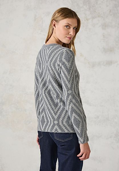 Cecil Langarmshirt, Jacquard günstig online kaufen