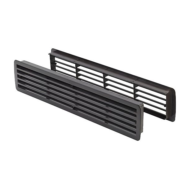 MS Beschläge Lüftungsgitter Kunststoff Türgitter 457x92mm günstig online kaufen