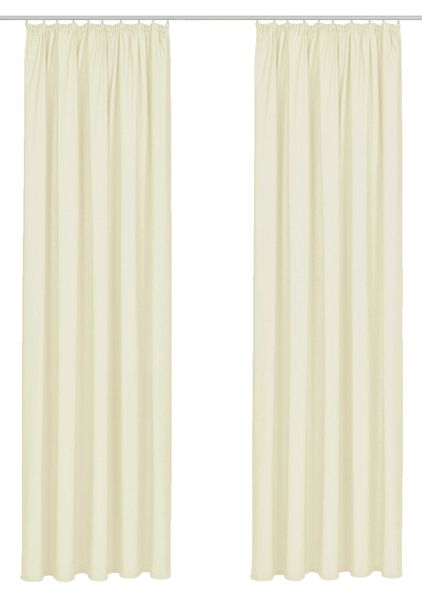 my home Vorhang "Raja, Gardinen mit Kräuselband, Vorhänge Wohnzimmer" Kräus günstig online kaufen