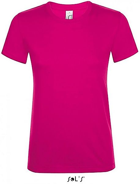 SOLS Rundhalsshirt Damen Regent T-Shirt / Halbgekämmte ringgesponnene Baumw günstig online kaufen