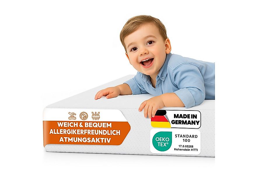 Kindermatratze Baby Kindermatratze, Foxx, (60x120 cm, Hochwertiger Schaumst günstig online kaufen