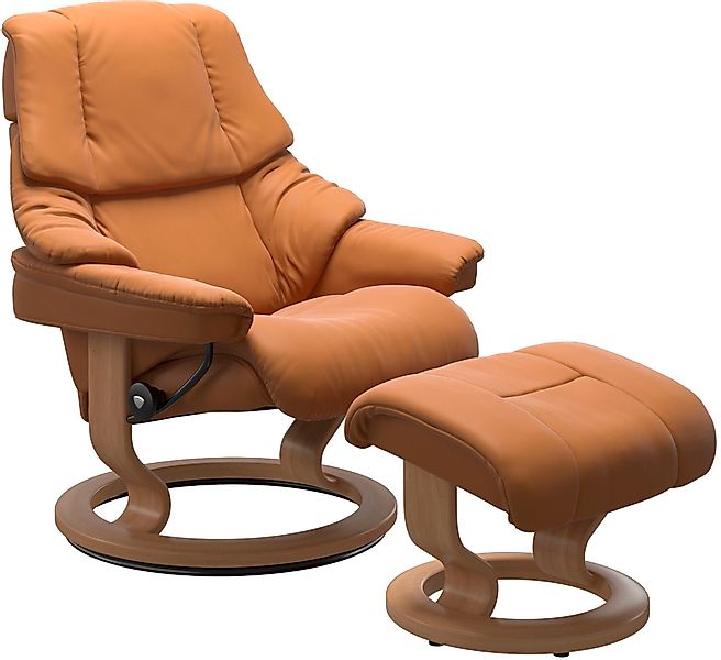 Stressless® Relaxsessel »Reno«, (Set, Relaxsessel mit Hocker), mit Hocker, günstig online kaufen