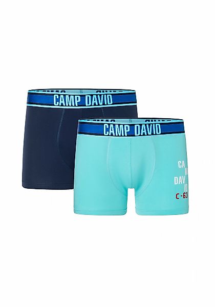 CAMP DAVID Boxershorts "casual" 2er Pack, mit elastischem Bund günstig online kaufen