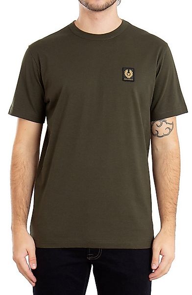 Belstaff T-Shirt Retro 1924 Patch Regular Fit Shirt Gesticktem Rand versehe günstig online kaufen