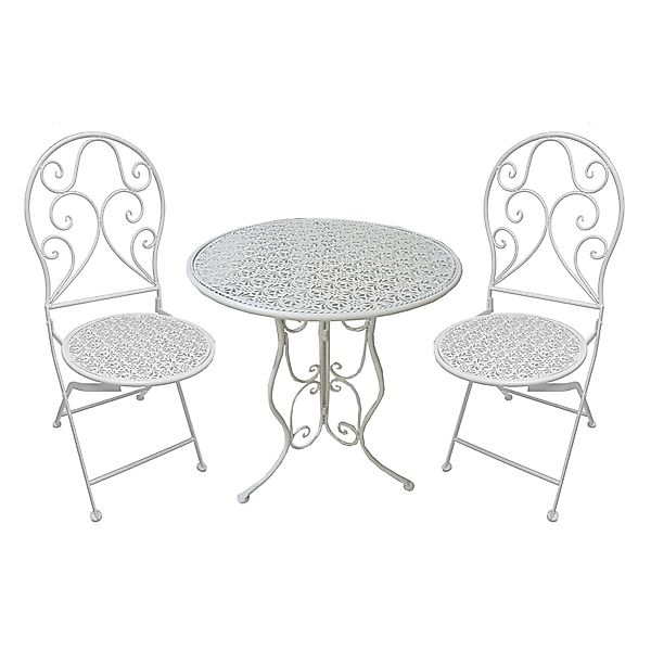 HTI-Line Balkonset Tischgruppe Lani Weiß, (Set, günstig online kaufen