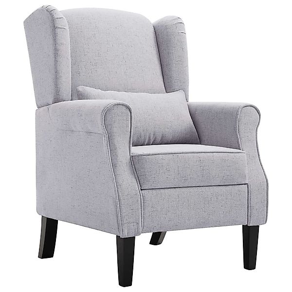 vidaXL Sessel Sessel Hellgrau Stoff (1-St) günstig online kaufen