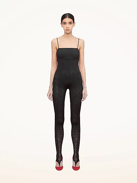 Wolford - Intricate Sheer Pattern Jumpsuit, Frau, black, Größe: S günstig online kaufen