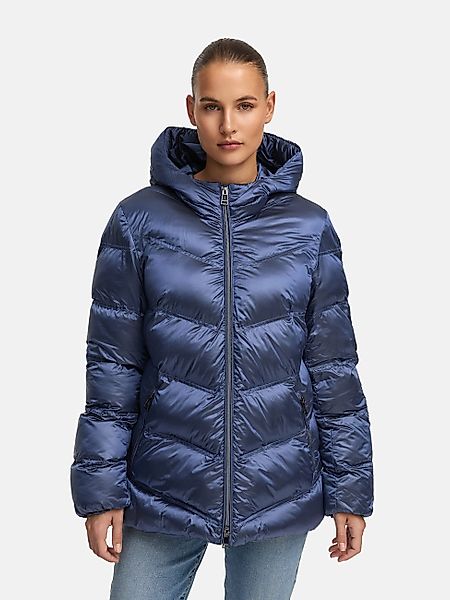 Manisa Steppjacke mit Stehkragen, Kapuze und günstig online kaufen