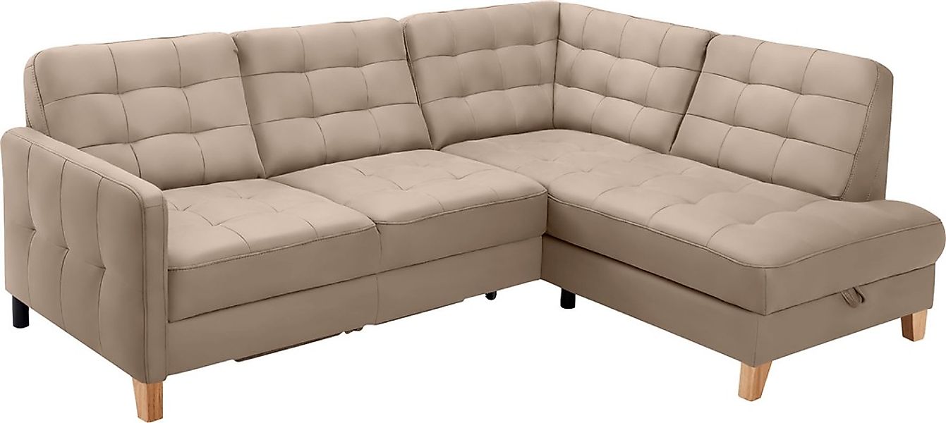 exxpo - sofa fashion Ecksofa "Elio, kompakt und komfortabel, bequem, zeitlo günstig online kaufen