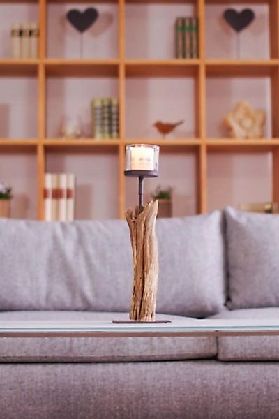 Holz Windlicht Laura 80cm günstig online kaufen