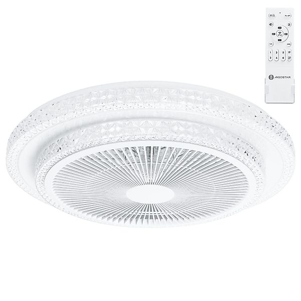 Great Jacob LED Deckenleuchte Deckenventilator mit günstig online kaufen