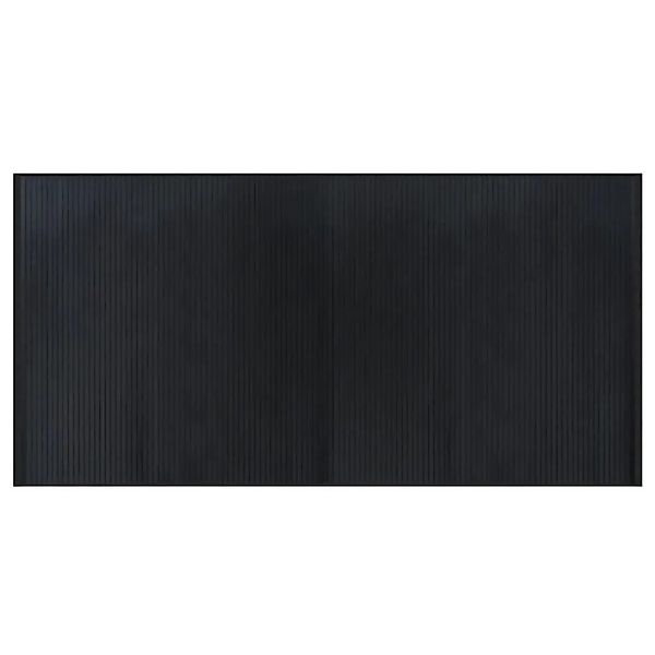vidaXL Teppich Rechteckig Schwarz 100x200 cm Bambus 376942 günstig online kaufen