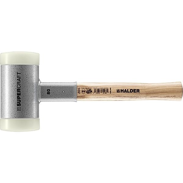 Halder Supercraft Schonhammer Ø 80 mm Rückschlagfrei mit StahlschRotfüllung günstig online kaufen