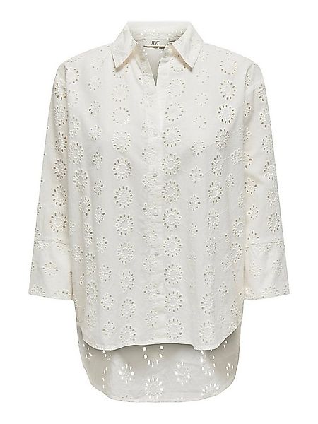 JDY Hemdbluse JDYTALLIE 3/4 LONG SHIRT WVN NOOS mit Lochstickerei-Detail günstig online kaufen
