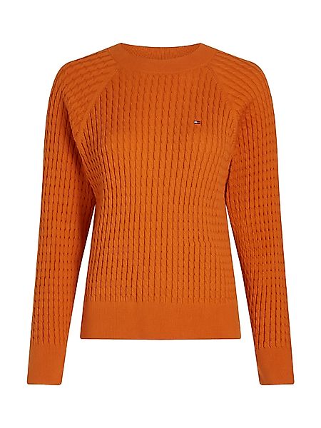 Tommy Hilfiger Rundhalspullover CO CABLE C-NK günstig online kaufen