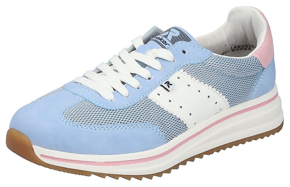 Rieker Sneaker Schnürschuh, Halbschuh, Freizeitsneaker mit Kontrastbesätze günstig online kaufen