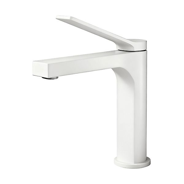 Emke Wasserhahn Waschbeckenarmaturen 195 x 173 x 46 mm Weiß Matt Mischbatte günstig online kaufen
