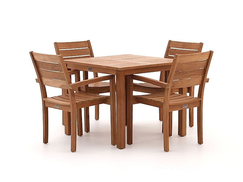 Sunyard Liverpool 90 cm Gartenmöbel-Set 5-teilig stapelbar günstig online kaufen