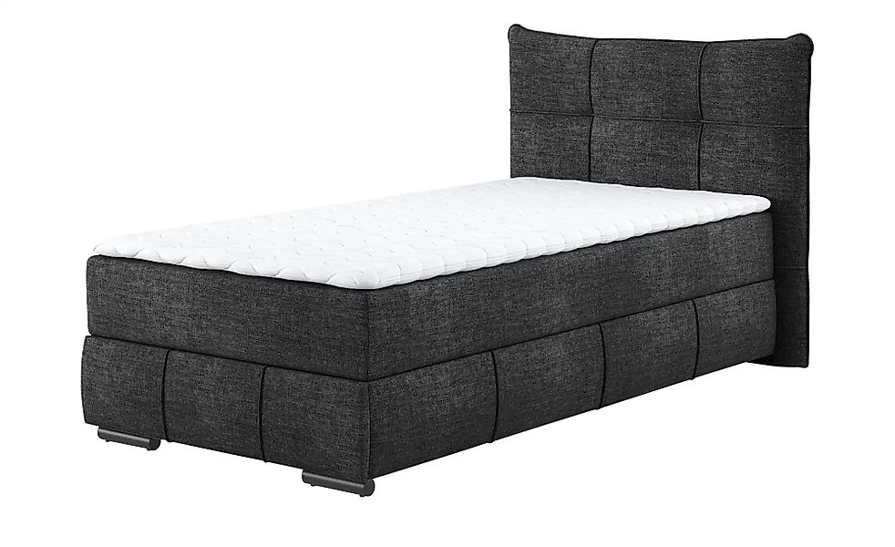 Boxbett mit Stauraum  Margam ¦ schwarz ¦ Maße (cm): B: 125 H: 109 Betten > günstig online kaufen