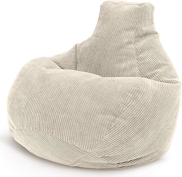 Green Bean Sitzsack Sitzsack Cozy Cord mit Rückenlehne (Indoor, waschbarer günstig online kaufen