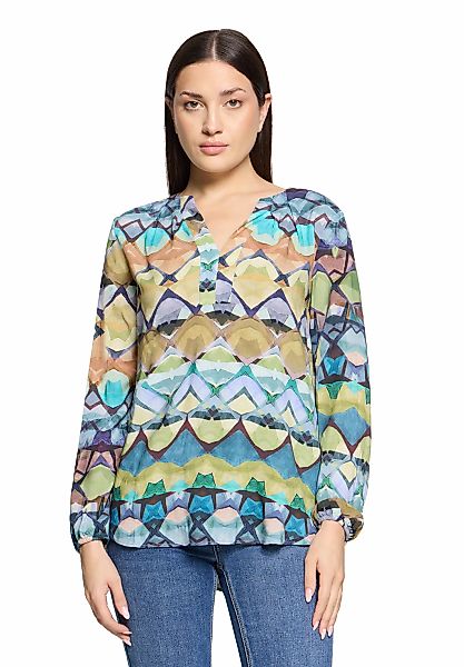 Cartoon Schlupfbluse "Damen mit Muster" günstig online kaufen