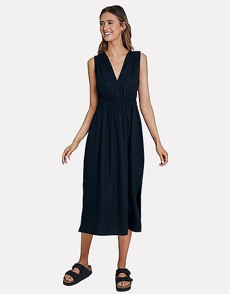 Threadbare Sommerkleid THB Peppercorn Linen Waisted Midi Dress mit figurbet günstig online kaufen