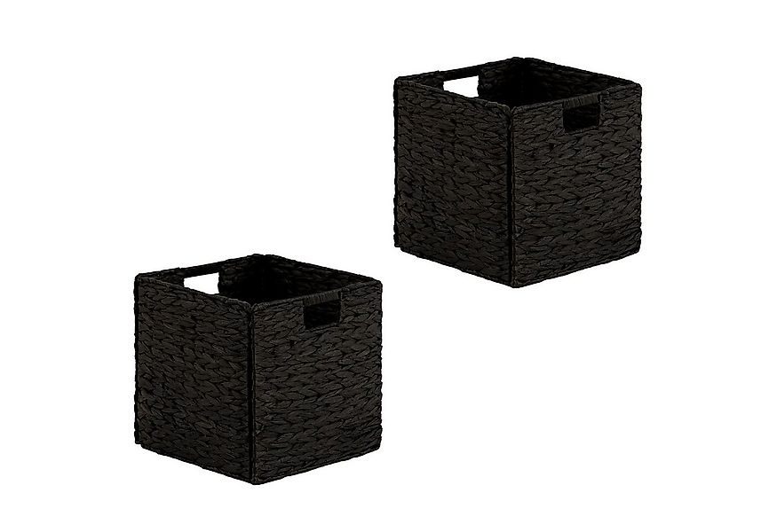 CARO-Möbel Dekokiste CAO (Set), Aufbewahrungskorb Wasserhyazinthe, 2er Set günstig online kaufen