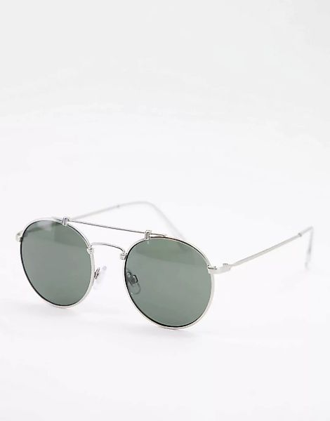 Vans – Henderson – Sonnenbrille in Silber-Grau günstig online kaufen